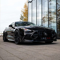 Kit carrosserie en fibre de carbone sèche pour Mercedes-Benz GT63S C192, style Babos, haute qualité, comprenant lèvre avant, jupes latérales, diffuseur et spoiler