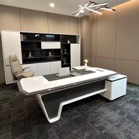 Bureau de direction au design moderne, table de patron, mobilier de bureau, vente chaude de bureaux de direction