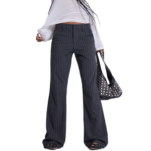 <span class=keywords><strong>Pantaloni</strong></span> larghi e morbidi alla moda all'ingrosso <span class=keywords><strong>pantaloni</strong></span> larghi gisci gisci gisci da <span class=keywords><strong>donna</strong></span> - Product Image 5