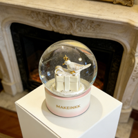 Globo di Neve in Resina Personalizzato di Lusso con Base Brandizzata per Regali Premium e Promozione del Marchio