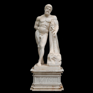 Escultura <span class=keywords><strong>de</strong></span> Mármol <span class=keywords><strong>de</strong></span> <span class=keywords><strong>Hércules</strong></span>, Estatua <span class=keywords><strong>de</strong></span> Dios Griego, Decoración <span class=keywords><strong>de</strong></span> Jardín <span class=keywords><strong>de</strong></span> Villa al Aire Libre, Diseño Europeo Tallado a Mano, Personalizada - Product Image 1