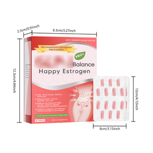 OEM grosir Premium kapsul keseimbangan Estrogen wanita mendukung rasa sakit Hormonal & perlambatan bantuan - Product Image 2