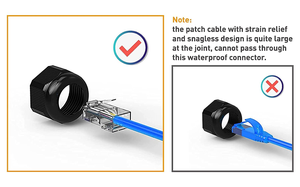 Ngoài trời không thấm nước RJ45 Coupler CAT5/Cat6/<span class=keywords><strong>cat6A</strong></span> FTP RJ45-RJ45 Mạng Cáp Inline Coupler - Product Image 6