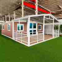 Maison Modulaire Extensible Conteneur Portable 20 pieds Étanche Ignifuge Fournisseur pour Écoles Cliniques Bureaux ISO9001