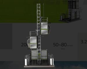Lifting <strong>Elevator</strong> Building Hoist Material <strong>Elevator</strong> with Customizable Height SC200/200EB - Product Image 5