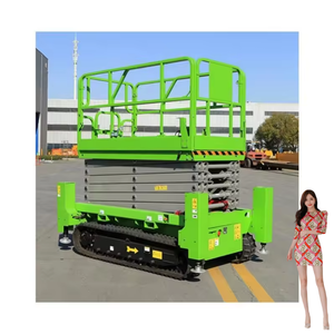 Nuevo elevador de tijera autopropulsado sobre orugas de 6m 8M tipo elevador de tijera a la venta - Product Image 5