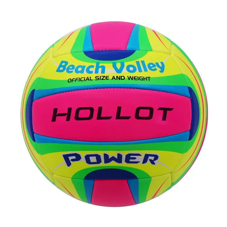 Profession elle Qualität Beach-Volleyball-Maschine genäht bunte aufblasbare Beach-Volleyball für Erwachsene Sport