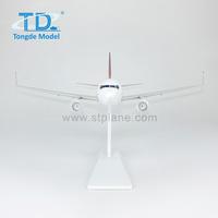 HelloJets B737-800 1/100 39,5 cm en plastique ABS, livraison personnalisable, impression sérigraphiée, style minimaliste moderne, aviation commerciale
