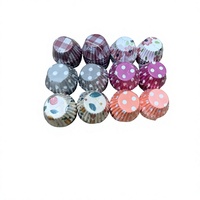 100 pièces/lot, 12 lots emballés, couleur et taille personnalisées, papier anti-graisse pour cupcakes et muffins