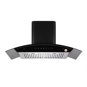 Extractor de Humo Silencioso de Alta Succión para Cocina, Montado en la Pared, con Vidrio Curvo, Nuevo Diseño, Campana Extractora para el Hogar - Product Image 6