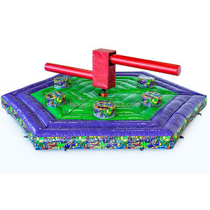 Eliminador de juegos de brazo giratorio mecánico, máquina <span class=keywords><strong>barredora</strong></span> inflable de pie, meltdown, último hombre - Product Image 5
