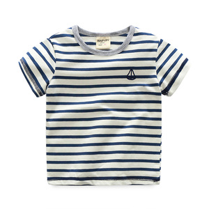 Ali Express Turquie Achetez directement auprès du fabricant chinois Blouse en coton pour garçons T-shirts rayés verticaux pour enfants - Product Image 5