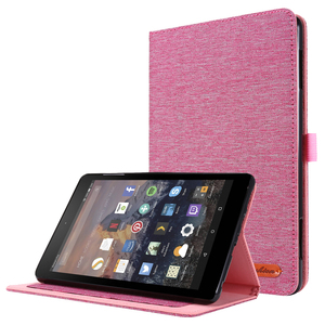 เคสแท็บเล็ตหนัง PU แบบบางพร้อมฟังก์ชั่นป้องกันแบบตั้งได้สำหรับ Amazon Fire <span class=keywords><strong>HD7</strong></span> 2022ขนาด7นิ้ว - Product Image 1