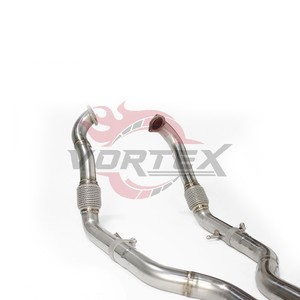Système d'échappement Catback VORTEX Performance en acier inoxydable 304 pour AUDI S4 B9 B9.5 2018-2025 Turbo Escape Muffler - Product Image 5