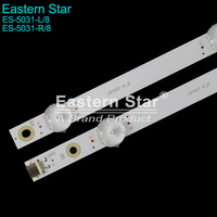 ES-5031 8+8Led 16Pcs/Set Bande lumineuse LED pour téléviseur Insignia 75" LB7502T V1_01 210BZ08DRB33MCQ00L Barre lumineuse TV