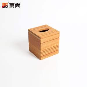 Boîte à mouchoirs carrée en bois faite à la main de haute qualité, de style moderne et professionnel, pour le bureau, avec couvercle, organisateur de serviettes - Product Image 1