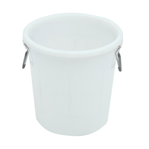 Seau à eau en <span class=keywords><strong>plastique</strong></span> de 60 L, blanc, de qualité alimentaire, circulaire, pour le stockage de l'eau - Product Image 2