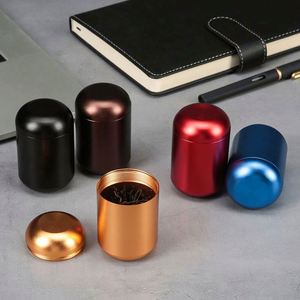 Aluminum Cans <b>Storage</b> Jar Aluminum <b>Storage</b> Stash for Tobacco Tea and Coffee Bean Custom Logo - Product Image 2