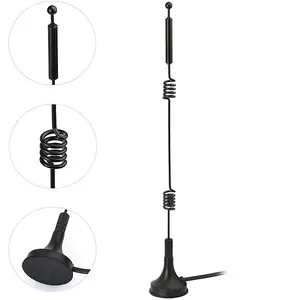 Antena con ventosa de doble banda de 2,4g, enrutador de 5g y 5,8g, controlador de interfaz de red inalámbrica WiFi, cable de extensión Bluetooth 8dBi