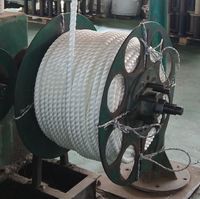 MINGLAN haute qualité Stable HDPE Double fil Marine corde d'amarrage câble Triple brins Filament de polypropylène pour la reliure de navire