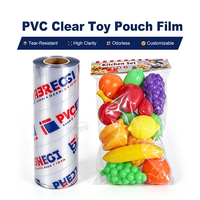Rouleau de film PVC en plastique souple super clair flexible de vente directe d'usine