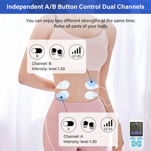 2024 Novo modelo <span class=keywords><strong>digital</strong></span> meridiano elétrico massagem máquina nervo estimulador transcutâneo dual channel <span class=keywords><strong>TENS</strong></span> e músculo estimulador - Product Image 3