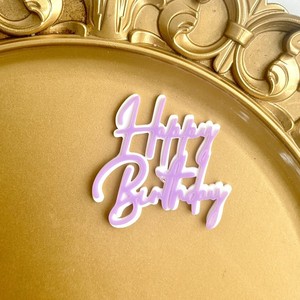 Decoraciones acrílicas para pasteles de cumpleaños con diseño de miel y dulzura, multicolor, para fiestas de cumpleaños. - Product Image 4