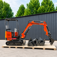 Livraison Gratuite - Mini-Excavatrice Yuanxing 1 Tonne 2 Tonnes CE EPA sur Chenilles pour Travaux de Construction