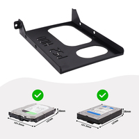 Soporte para Disco Duro de 3.5'' para PS2, Adaptador de Red SATA, Soporte Impreso en 3D para HDD/SSD, para Consola PS2 Fat