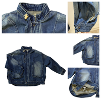 Veste de travail en jean pour homme, coupe droite, délavage enzymatique, coupe multi-panneaux, poches incurvées à rabat, boutonnée, hiver, personnalisation disponible