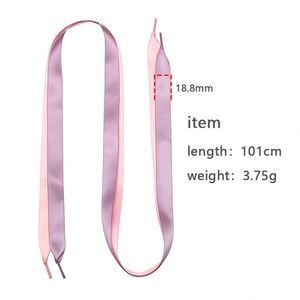 เชือกผูกรองเท้าแบบแบน 2 ซม. หลากสี แฟชั่น สำหรับเด็กผู้หญิง - Product Image 3