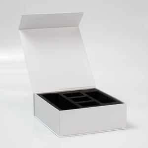 Lusso personalizzare logo scatola di carta magnetica riciclabile scatole di imballaggio regalo pieghevole con coperchio magnete - Product Image 4