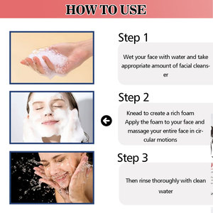 Productos para el Cuidado de <span class=keywords><strong>la</strong></span> Piel al por Mayor, Limpiador Facial, Aclarador de Piel, Limpiador Facial Suave de Ácido Kójico para Limpieza Profunda de Poros y Acné - Product Image 5