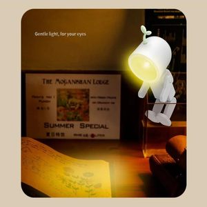 Dễ Thương Hình Dạng Robot LED Ánh Sáng Ban Đêm <span class=keywords><strong>Mini</strong></span> Phim Hoạt Hình Cạnh Giường Ngủ LED Đêm Đèn Sáng Tạo Hình Dạng Pin Powered <span class=keywords><strong>Mini</strong></span> Bàn Đèn - Product Image 6