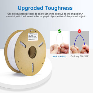 Filamento PLA+ Blanco sin Bloqueos para Impresora 3D, 330m de Longitud, Empaquetado al Vacío, 1kg, 1.75mm, Materiales de Impresión 3D - Product Image 3