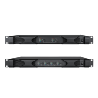 OEM Harga Terbaik EIF DB26/DB46 1U Desain Ramping Kelas D 2 Kanal Stereo/Surround 4/8 Ohm 600W Radio Panggung Metal Audio Profesional