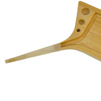 Plateau à rouler en bambou fait main de 132 mm avec 3 fentes pour cigarettes, accessoires portables pour fumer le tabac