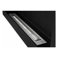 Brûleur de cheminée au bioéthanol manuel Offre Spéciale personnalisé insert mural TV utilisation linéaire intelligente intérieur extérieur chauffage à flamme réelle