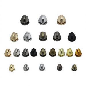 Deslizador de cremallera ecológico de aleación de zinc con diseño de mariposa, rectángulo, corazón, estrella, para costura DIY, bolsos y prendas de vestir # 3 # 5 Bobinas - Product Image 2