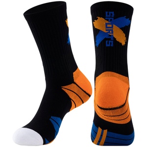Customized MID Calf Towel Soled Sports <b>Socks</b> Breathable and Sweat Absorbent Basketball <b>Socks</b> - Product Image 3
