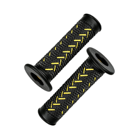 Poignées de guidon de moto en caoutchouc antidérapantes, absorbant les chocs, ajustement universel, accessoires pour Scooter, ATV, moto tout-terrain