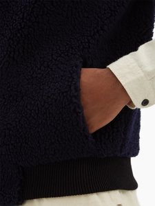 Custom Men Wool Fur Vests Stylish Fashion Sherpa <strong>Fleece</strong> Vest <strong>Gillete</strong> Homme Jacket - Product Image 3