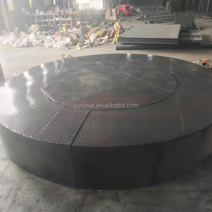 Plateforme élévatrice de scène de type ciseaux hydraulique électrique à haute capacité de charge avec télécommande, plateforme rotative ronde, vitesse de levage de 4 à 6 m/min - Product Image 3