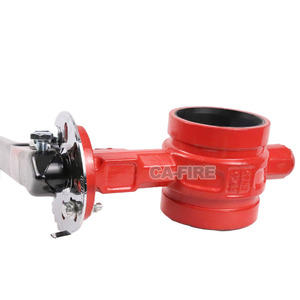 Valvola a Farfalla Tipo Turbina Scanalata Ca Fire 16Bar DN50-DN300 in Ghisa/Ghisa Sferoidale Essenziale per Protezione Antincendio - Product Image 2