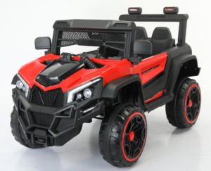 سيارة لعبة كهربائية 4 مقاعد تعمل ببطارية سيارة بلاستيكية مع 4 عجلات للأطفال من سنتين إلى 4 سنوات ومن 5 إلى 7 سنوات - Product Image 1