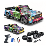 Voiture RC 4x4 à l'échelle 1:16, 2,4 GHz, pour course et drift, avec 5 canaux, portée de 100 m, utilisation intérieure/extérieure pour enfants