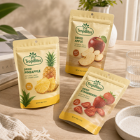 Sachet Doypack Personnalisé Imprimé en Rotogravure avec Fermeture Zip Refermable pour Emballage Alimentaire, Échantillon Numérique Gratuit, Vente en Gros, Faible MOQ