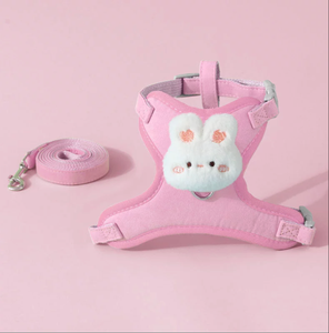 Chaleco transpirable suave de fábrica, arnés ajustable para el pecho de mascotas, correa para perros y gatos, arnés de pecho para exteriores, arnés bonito para mascotas - Product Image 5