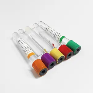 1ml 6ml 10ml laboratuvar kullanımı sıcak satış plastik ve cam malzeme EDTA kan toplama örnek tüpler