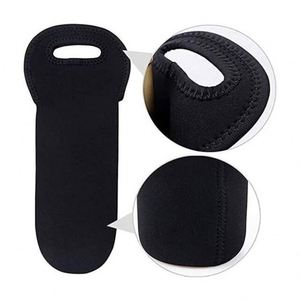 Sac de transport isotherme personnalisé en néoprène pour bouteille de vin simple ou double, idéal pour les voyages, pique-niques et fêtes - Product Image 3
